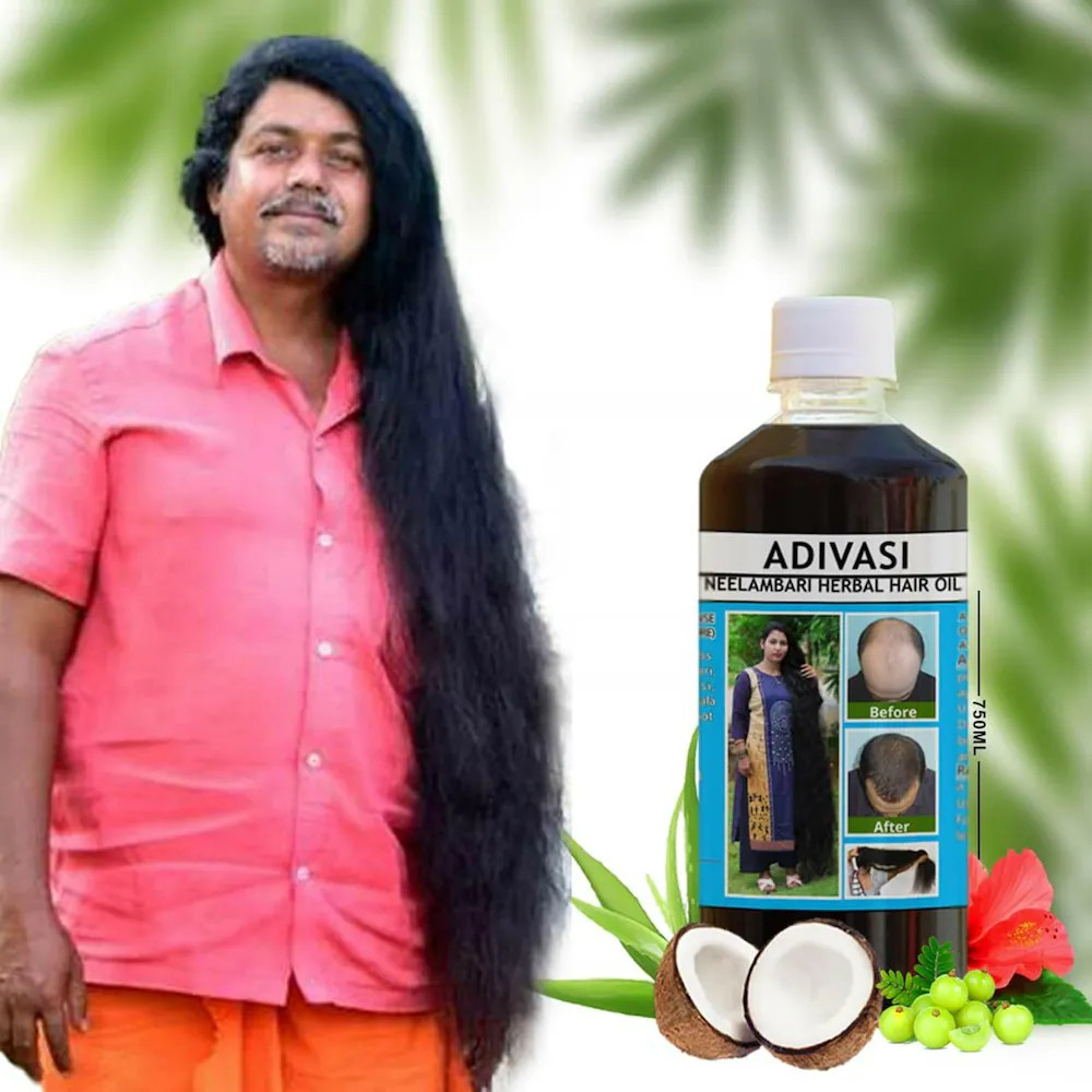 Adivasi Herbal Hair Oil * 100% Original *  आदिवासी हेयर ऑयल: प्राकृतिक जड़ी-बूटियों से भरपूर बालों का संपूर्ण समाधान